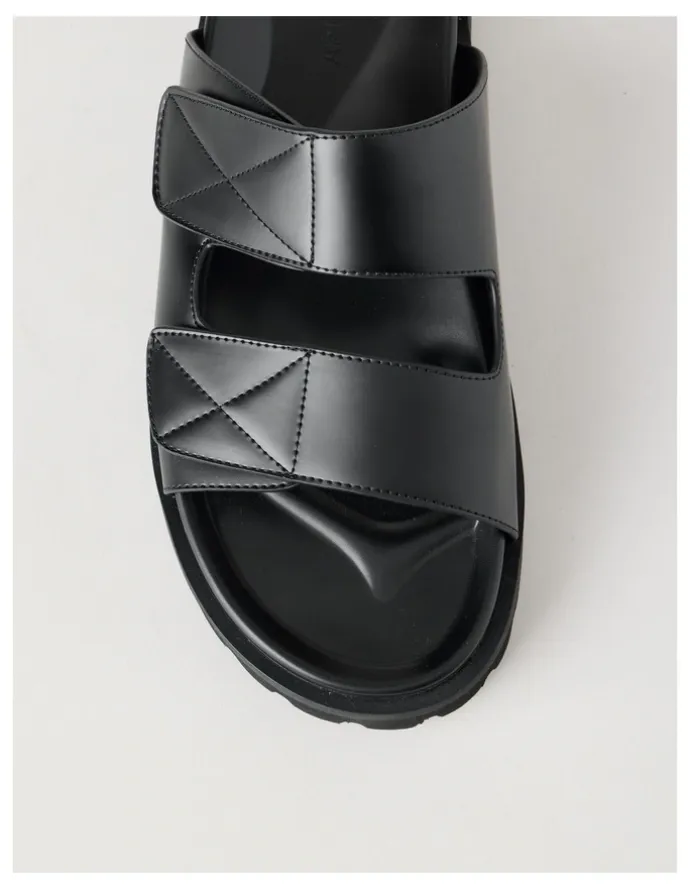 There After Barrett Chunky Slides in Black