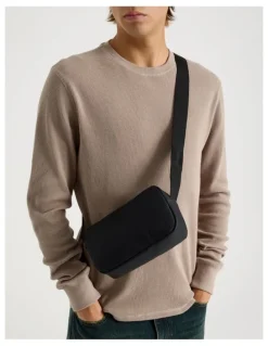 There After Rubberised Camera Bag in Black