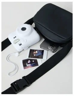 There After Rubberised Camera Bag in Black