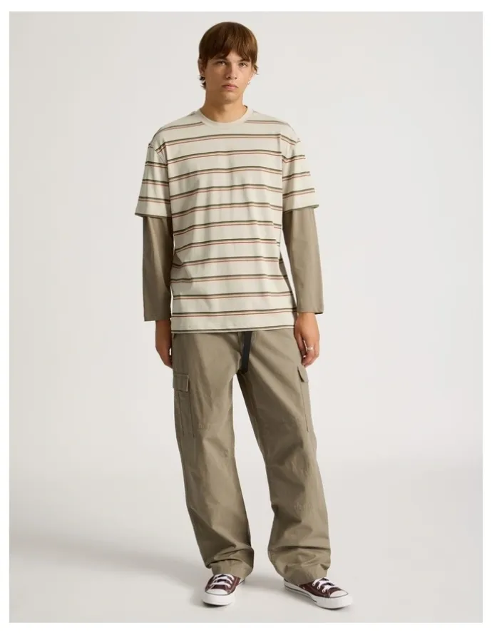 There After Built In Belt Cargo Pants in Sand