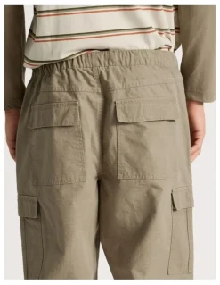 There After Built In Belt Cargo Pants in Sand