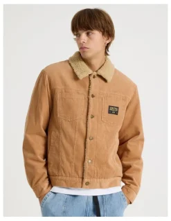 There After Cord Sherpa Jacket in Tan