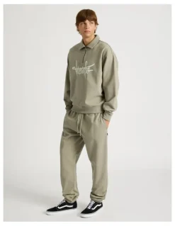 There After Core Elastic Cuff Track Pants in Sand