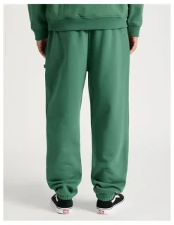 There After Core Elastic Cuff Track Pants in Forest