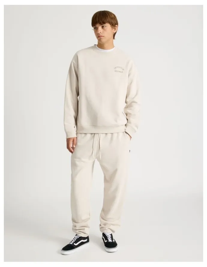 There After Core Elastic Cuff Track Pants in Stone