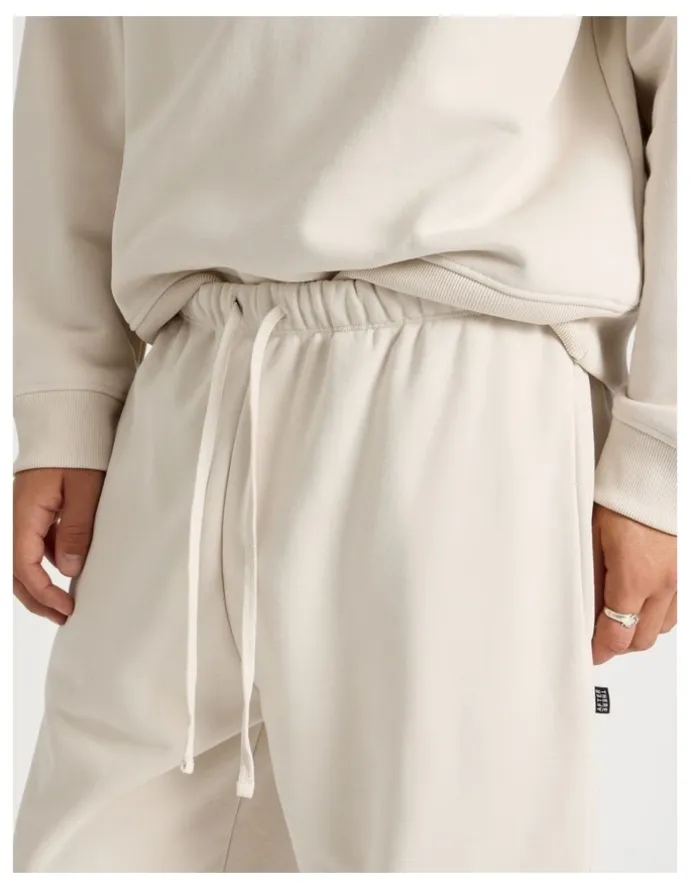 There After Core Elastic Cuff Track Pants in Stone