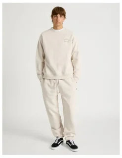 There After Core Elastic Cuff Track Pants in Stone