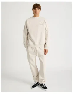 There After Core Logo Crewneck Sweater in Stone