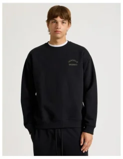 There After Core Logo Crew Sweater in Black