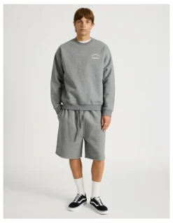 There After Core Logo Crew Sweater in Grey