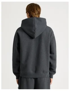 There After Core Logo Hooded Sweater in Charcoal
