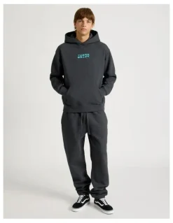 There After Core Logo Hooded Sweater in Charcoal
