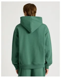There After Core Logo Hooded Sweater in Forest