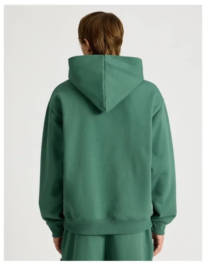 There After Core Logo Hooded Sweater in Forest