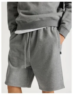 There After Core Logo Sweat Shorts in Grey