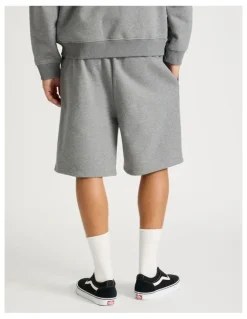 There After Core Logo Sweat Shorts in Grey
