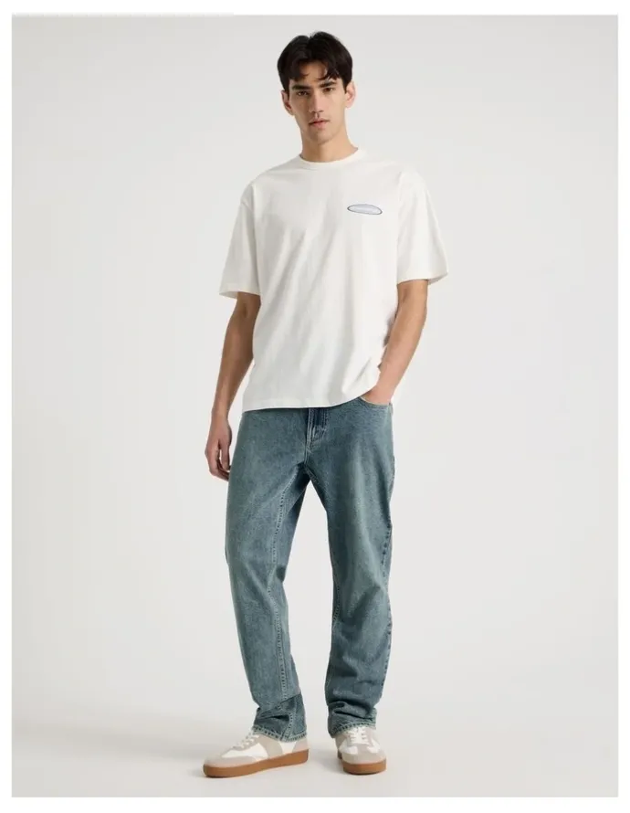 There After Logo Short Sleeve Tee in White