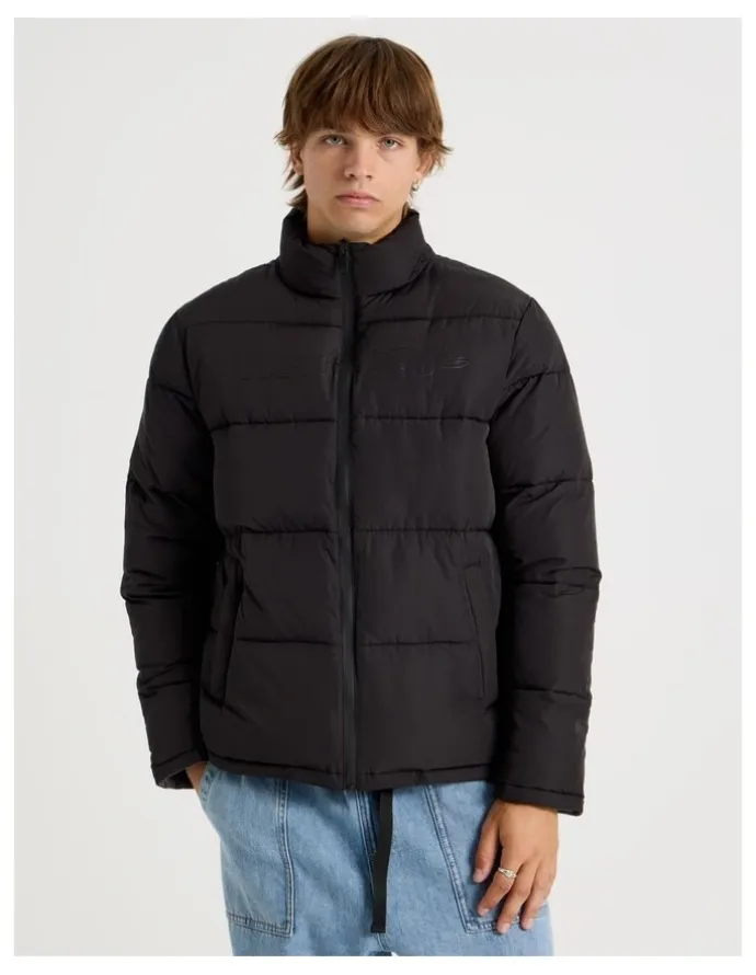 There After Mid Length Puffer Jacket in Black