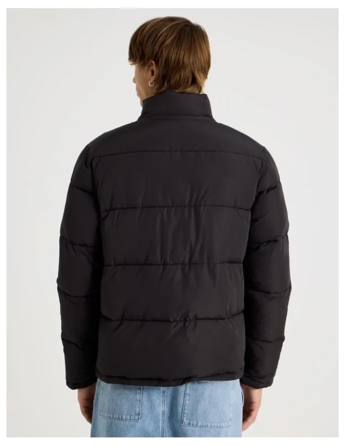There After Mid Length Puffer Jacket in Black