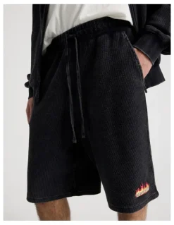 There After Oversized Terry Short in Black