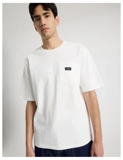 There After Pocket Slub Short Sleeve Tee in White