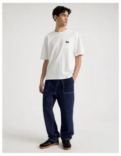There After Pocket Slub Short Sleeve Tee in White
