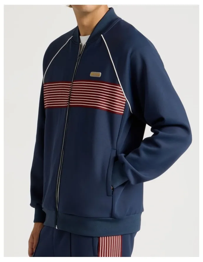 There After Retro Track Jacket Blue