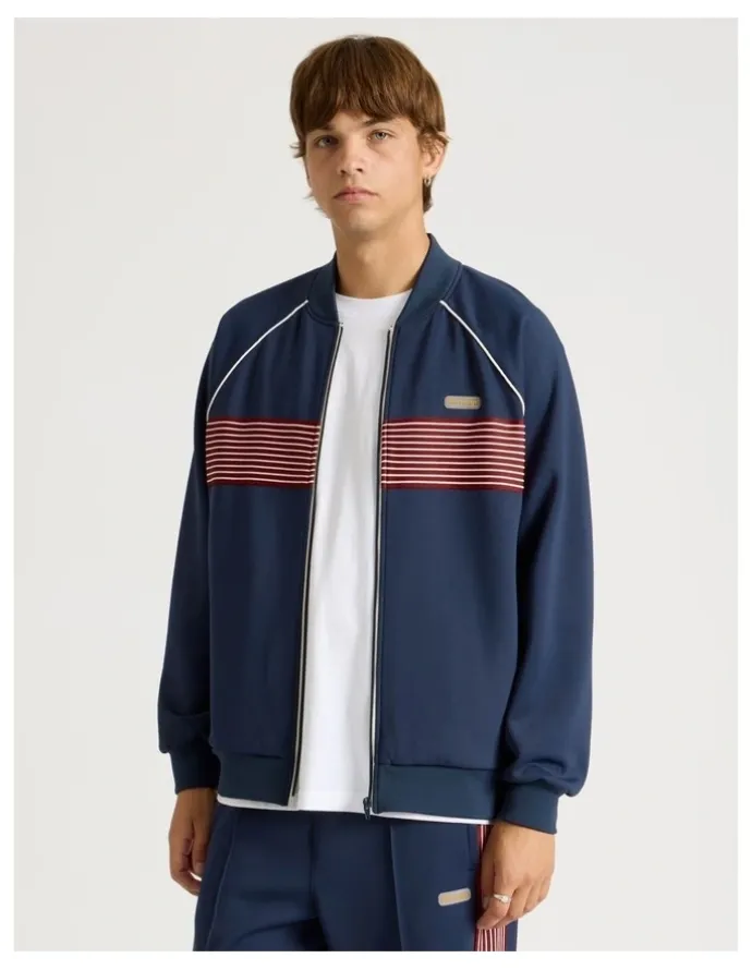 There After Retro Track Jacket Blue