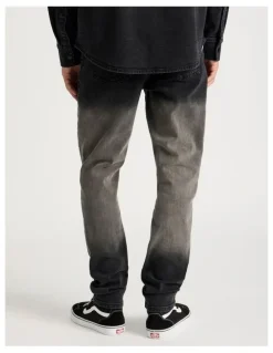 There After Rip & Repair Skinny Jeans in Black