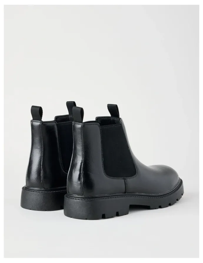 There After Theo Chunky Chelsea Boot in Black