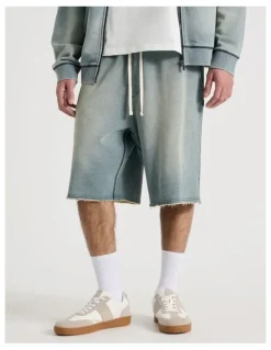 There After Wash Terry Short in Blue