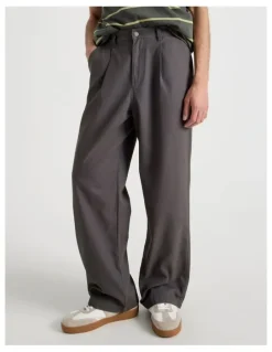 There After Wide Leg Chino Pant in Grey