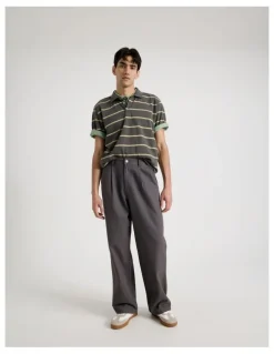 There After Wide Leg Chino Pant in Grey
