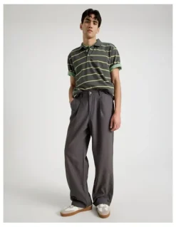 There After Wide Leg Chino Pant in Grey