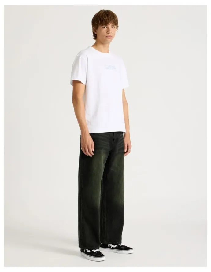 There After Wide Leg Denim Jeans in Black