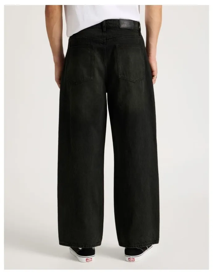 There After Wide Leg Denim Jeans in Black