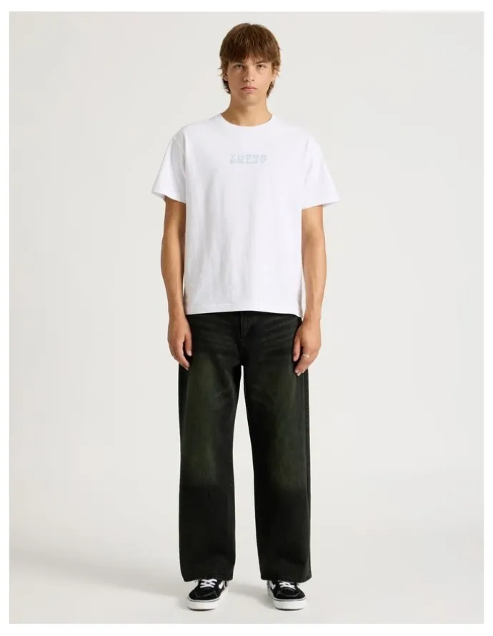 There After Wide Leg Denim Jeans in Black