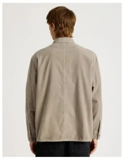 There After Workwear Long Sleeve Shirt in Brown