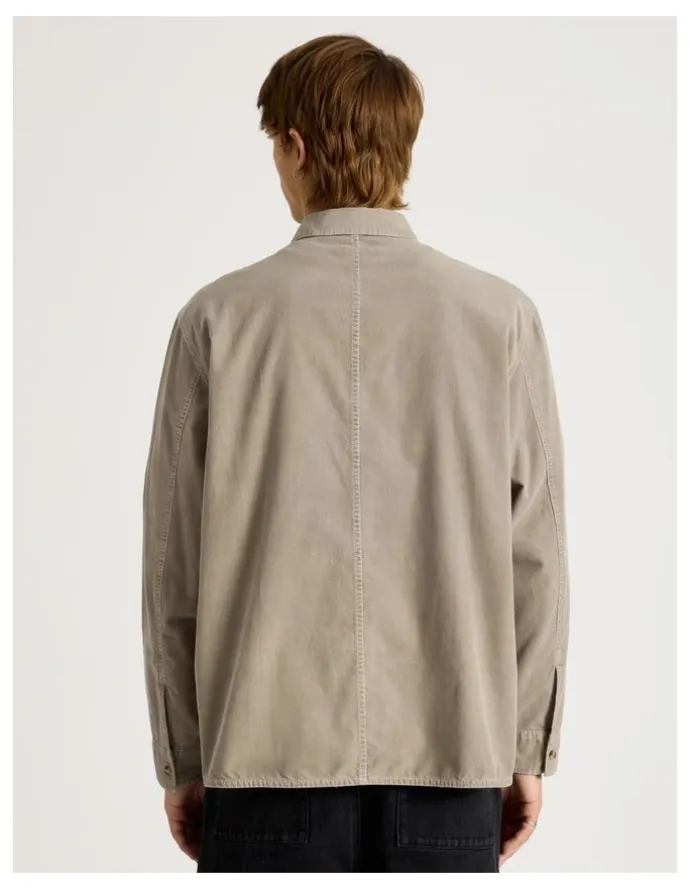 There After Workwear Long Sleeve Shirt in Brown