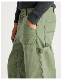 There After Workwear Pants in Green
