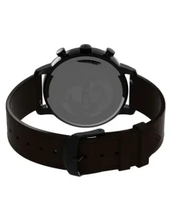 Timex Chicago Chrono Leather Watch in Brown