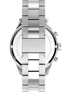 Timex Dress Chronograph Watch 43mmin Stainless Steel