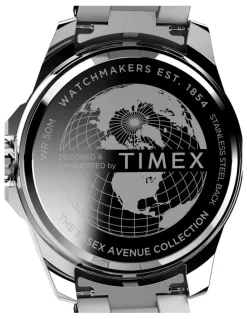 Timex Essex Ave Stainless Steel Watch in Silver