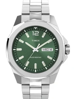 Timex Essex Ave Stainless Steel Watch in Silver