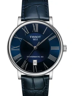 Tissot Carson Premium Powermatic 80 T1224071604300 Automatic Watch in Blue