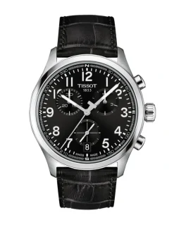 Tissot Chrono L 42mm Watch T1164171605200 in Black/Black Leather