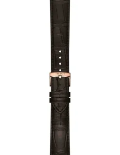 Tissot Classic Dream Powermatic 80 40mm T1584073603100 Watch in Rose Gold PVD/Brown