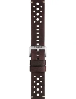 Tissot Official Leather 22mm Watch Strap in Brown