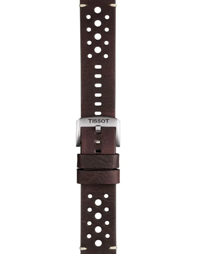 Tissot Official Leather 22mm Watch Strap in Brown