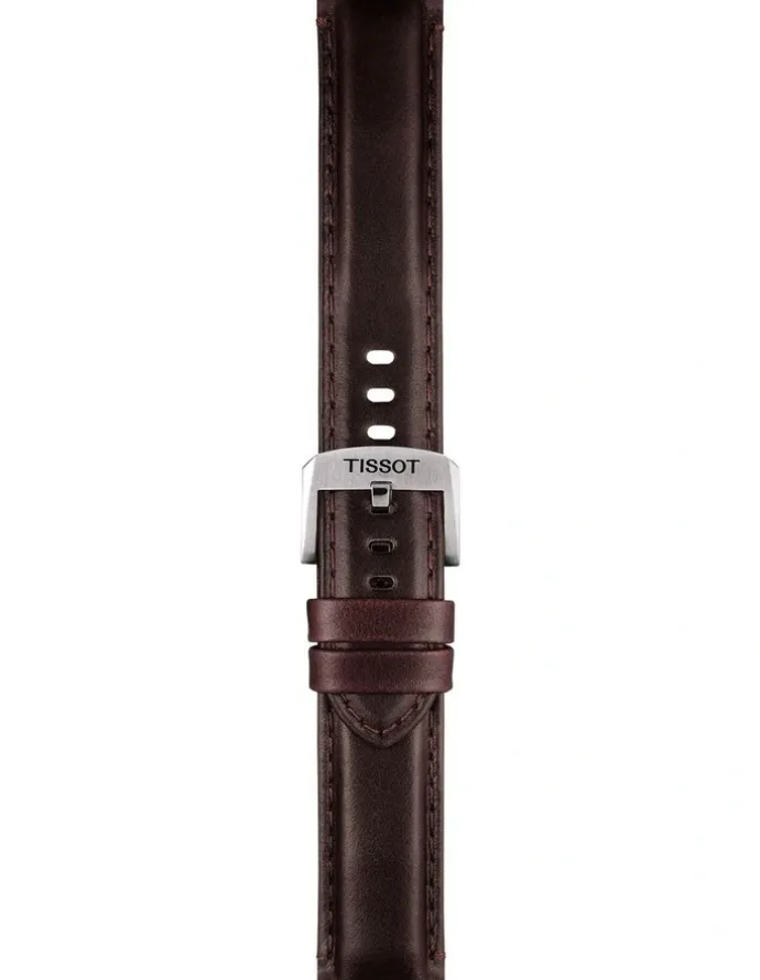 Tissot Official Leather 20mm Watch Strap in Brown